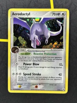 Aerodactyl 1/92 EX Legend Maker Holo Rare 2006 Pokemon Card - LP/NM - Image 1