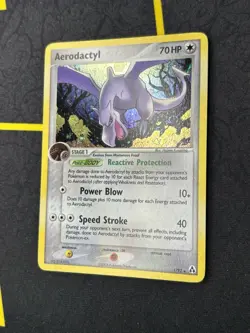 Aerodactyl 1/92 EX Legend Maker Holo Rare 2006 Pokemon Card - LP/NM - Image 2