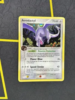 Aerodactyl 1/92 EX Legend Maker Holo Rare 2006 Pokemon Card - LP/NM - Image 3