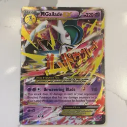 Pokemon TCG Mega M Gallade EX Ultra Rare Card Roaring Skies 35/108 MP - Image 1