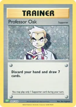 Carte Pokemon Professor Oak 024/034 - Pokemon Trading Card Game Classic - Image 1