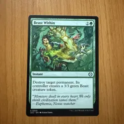 Beast Within - N/M - The Lost Caverns of Ixalan Magic The Gathering MTG - Image 1