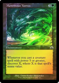 Monstrous Vortex FOIL RETRO - 427 - Uncommon - Modern Horizons 3 MH3 MTG - Image 1
