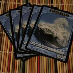 Elemental Token x5 Theros Magic MtG Blue 1/0 Free Shipping - Image 1