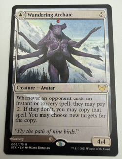Strixhaven: School of Mages: Wandering Archaic #006/275 Rare - NM - MTG Magic - Image 1