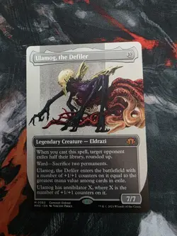 MTG 1x BORDERLESS Ulamog, the Defiler # 383 Modern Horizons 3 Magic the x1 NM - Image 1