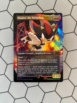 MTG | SONIC Secret Lair | Shadow the Hedgehog (2086) | 🌈🌟Rainbow Foil 🌟🌈 - Image 1