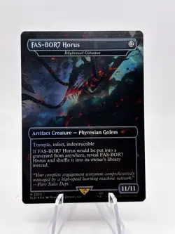 FAS-BOR7 Horus / Blightsteel Colossus 2223 Foil Secret SLD Lair MTG NM - Image 1