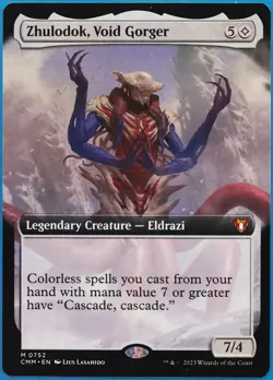 Zhulodok, Void Gorger (Extended Art) Commander Masters NM (510390) ABUGames - Image 1