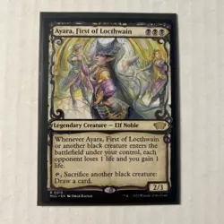MTG - NM - Ayara, First of Locthwain - Showcase - Multiverse Legends - Image 1