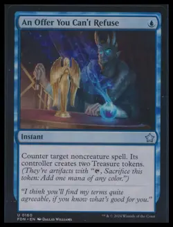 MTG-An Offer You Can't Refuse- Foundations- Uncommon - Image 1