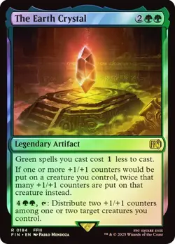 The Earth Crystal FOIL - 0184 - Rare - Final Fantasy FIN MTG - Image 1