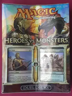 Magic The Gathering DUEL DECKS HEROES VS MONSTERS New Sealed Box Set MTG - Image 1