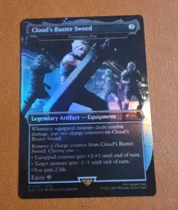 NM Rainbow Foil Cloud's Buster Sword (Umezawa's Jitte) SLD #1865 Final Fantasy - Image 1