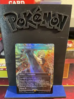 MTG Buster Sword Borderless Foil Mythic 0351 Final Fantasy NM - Image 1