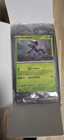 Box Of 50 Pokemon TCG Genesect Phantasmal Flames Stamped Holo Promo 008/094 - Image 3