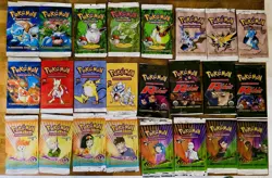 Pokemon Booster Packs Base Jungle Fossil Base Set 2 Team Rocket Gym Heroes Gym - Image 3