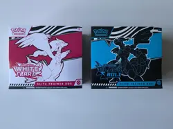 Pokemon TCG Black Bolt and White Flare Elite Trainer Box ETB Pair - Image 1