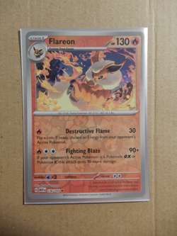 Flareon - Scarlet & Violet 151 - 136/165 - Reverse Holo - Pokemon TCG - Image 1