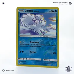 GOUPIX 27/147 Ombres Ardentes HOLO REVERSE Soleil & Lune VF FR Carte Pokemon - Image 2