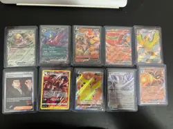 Pokemon TCG Ultra Rare Lot - Pikachu V, Lugia GX, Giovanni’s Charisma, ex Cards - Image 1