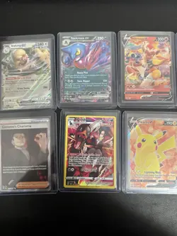Pokemon TCG Ultra Rare Lot - Pikachu V, Lugia GX, Giovanni’s Charisma, ex Cards - Image 2