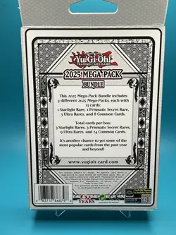 Yugioh 2025 Mega-Pack Bundle Tuck Box 3-Packs - Factory Sealed - Image 2