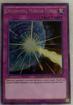 Drowning Mirror Force MP17-EN041 2017 Mega-Tins Mega Pack 1st Edition Yu-Gi-Oh! - Image 1