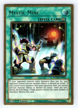 Yugioh Mystic Mine MGED-EN047 1st Edition Premium Gold Rare - NM 💎 - Image 1