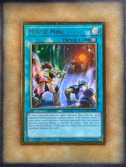 Yugioh Mystic Mine MGED-EN047 Gold Rare 1st Ed LP - Image 1