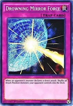 Drowning Mirror Force-Secret Rare - 1st Edition - MP17-EN041 - 2017 Mega-Tins... - Image 1