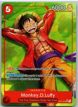 Monkey.D.Luffy Alternate Art ST21-014 Starter Deck EX: Gear 5 One Piece - Image 1