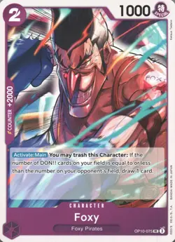Foxy OP10-075 UC Royal Blood ONE PIECE Card English - Image 1