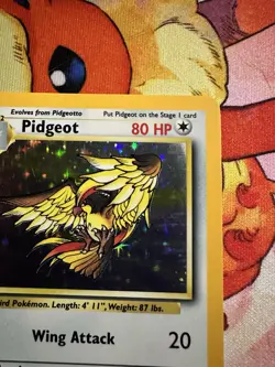 Pokemon TCG Jungle Pidgeot 8/64 Holo ERROR No Set Symbol - Image 3