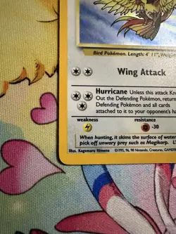 Pokemon TCG Jungle Pidgeot 8/64 Holo ERROR No Set Symbol - Image 4