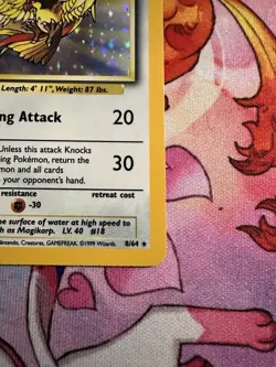Pokemon TCG Jungle Pidgeot 8/64 Holo ERROR No Set Symbol - Image 5
