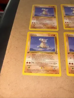 Three Pokemon TCG Cubone Jungle Card 50/64 Regular Common 1st Edition - Image 4