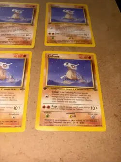 Three Pokemon TCG Cubone Jungle Card 50/64 Regular Common 1st Edition - Image 5