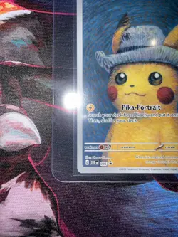 Pikachu with Grey Felt Hat Pokemon Van Gogh SVP EN-SV 085 - Image 2