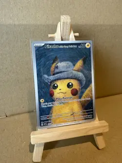Pikachu with Grey Felt Hat Pokemon Van Gogh SVP EN-SV 085 - Image 2