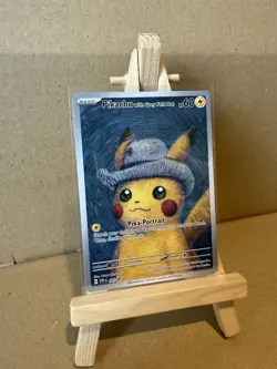 Pikachu with Grey Felt Hat Pokemon Van Gogh SVP EN-SV 085 - Image 4
