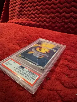 2023 POKEMON SVP EN-SV POKEMON X VAN GOGH #085 PIKACHU WITH GREY FELT HAT PSA 10 - Image 3