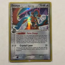 Deoxys (Delta Species) Normal Form 5/110 Holo EX Holon Phantoms Rare Pokemon TCG - Image 1