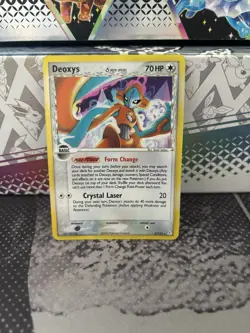 Pokemon TCG Deoxys Holo Rare Card 5/110 EX Holon Phantoms 2006 Delta Species NM - Image 1