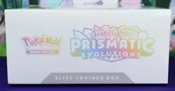 Pokemon PRISMATIC EVOLUTIONS Elite Trainer Box ETB NEW SEALED *Box Not Mint* - Image 5