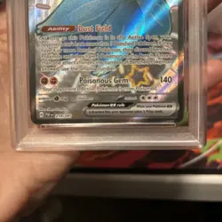 Glimmora EX 218/091 Paldean Fates PSA 8 NM-MT Pokemon Card Full Art - Image 2