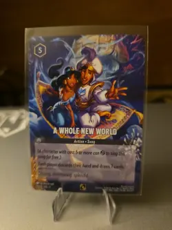 A Whole New World Disney Lorcana Promo Card Non Foil. NM_M - Image 1