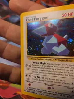 Pokemon Holo Sealed Cool Porygon 15/53 WOTC Promo Vintage Card NM Near Mint SWRL - Image 3