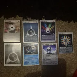 Pokemon World Championship Card Bundle X7 Cards Various Years Print Signed - Image 1