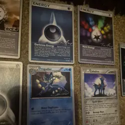 Pokemon World Championship Card Bundle X7 Cards Various Years Print Signed - Image 3